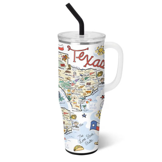BOLD TEXAS TRAVEL MUG 40OZ