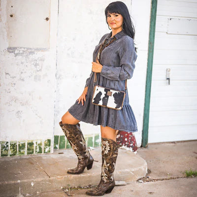 STS Cowhide Claire Crossbody
