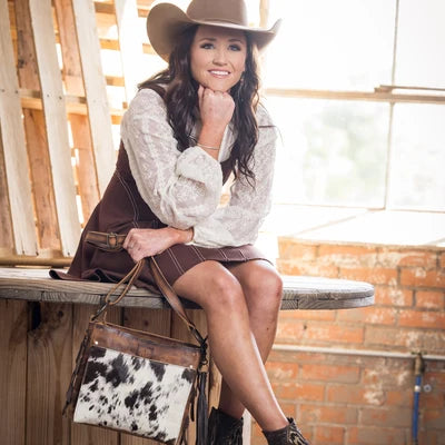 STS GUADALUPE COWHIDE OLIVIA CROSSBODY