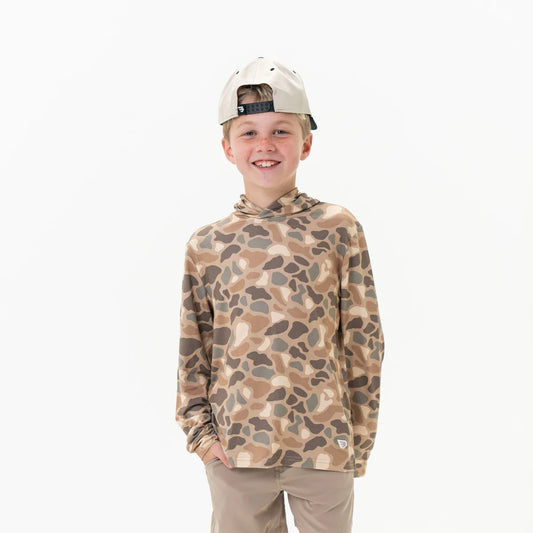 YOUTH PERFORMANCE PINTAIL CAMO HOODIE