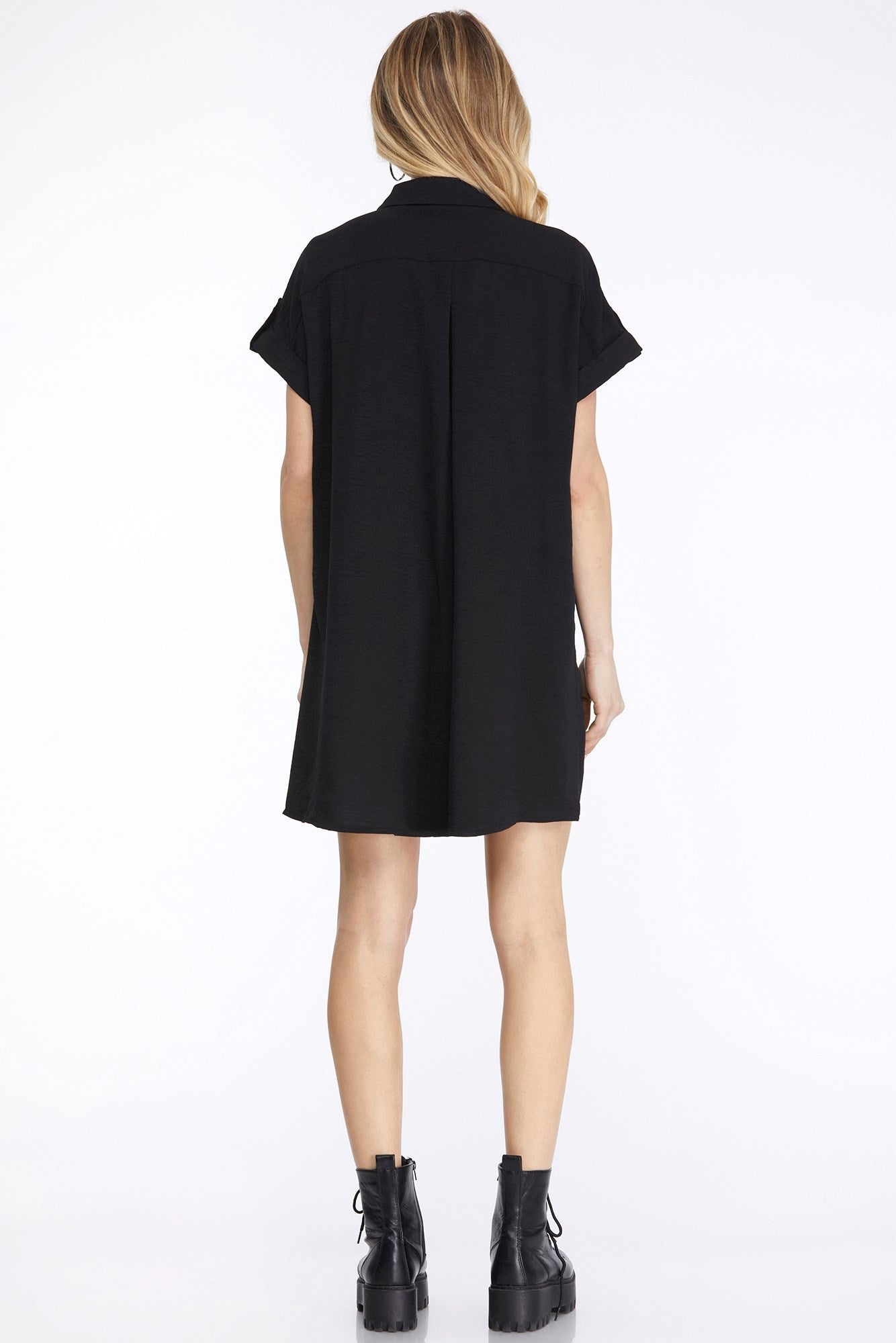 CLASSY BUTTON UP DRESS