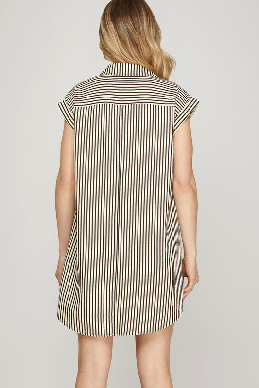 SUMMER SIDE WOVEN DRESS