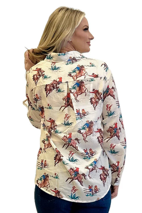 BRONC BREAK PREAL SNAP LS