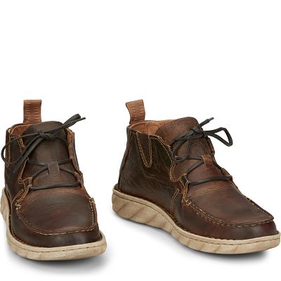 JUSTIN ESTANCIA TAN SHOES