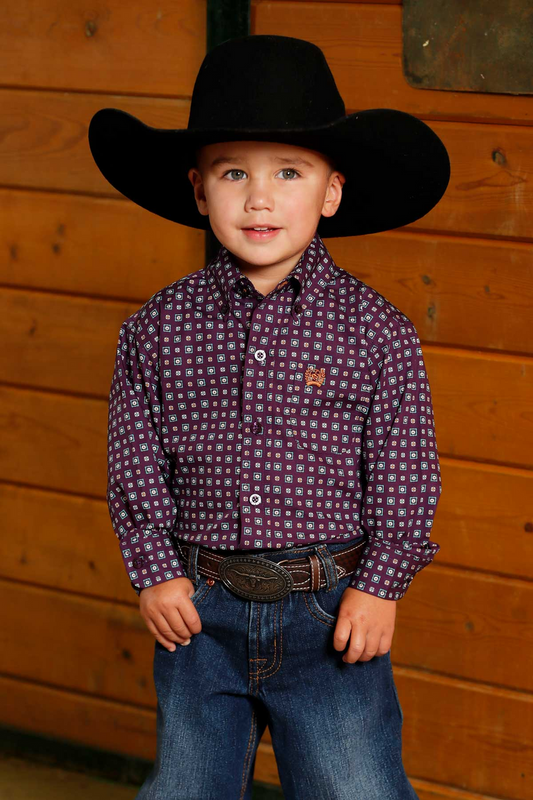 CINCH TODDLER PURPLE LS