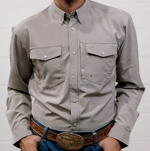 THE WEATHERED STEEL LONG SLEEVE SHIRT