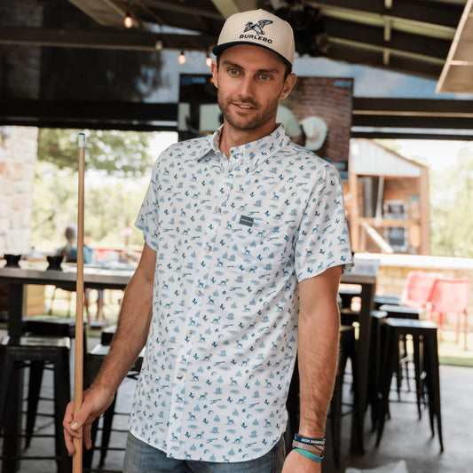 PERFORMANCE BUTTON UP LONE STAR