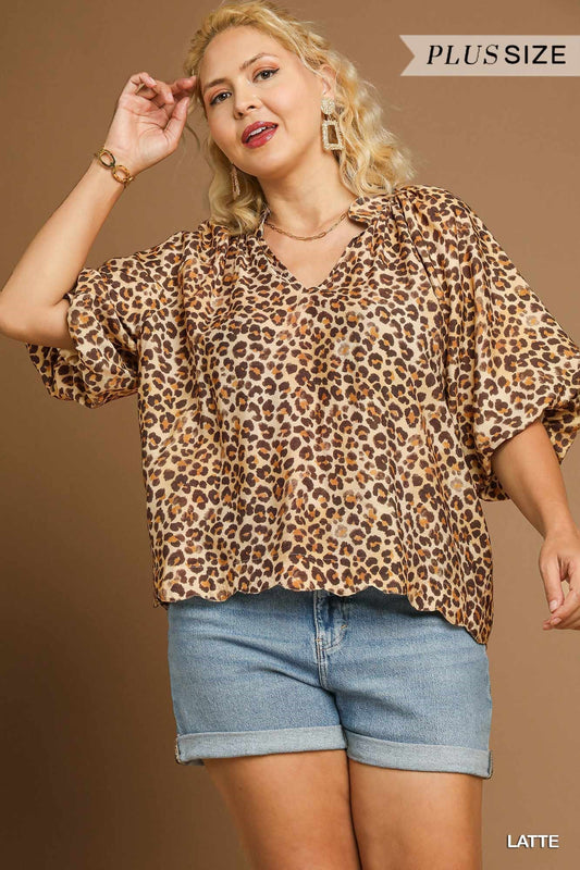 BUBBLE SS ANIMAL BLOUSE