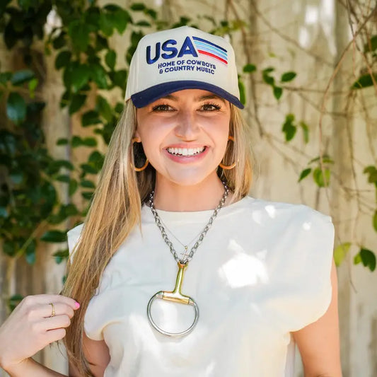 USA HOME OF COWBOYS & COUNTRY MUSIC CAP