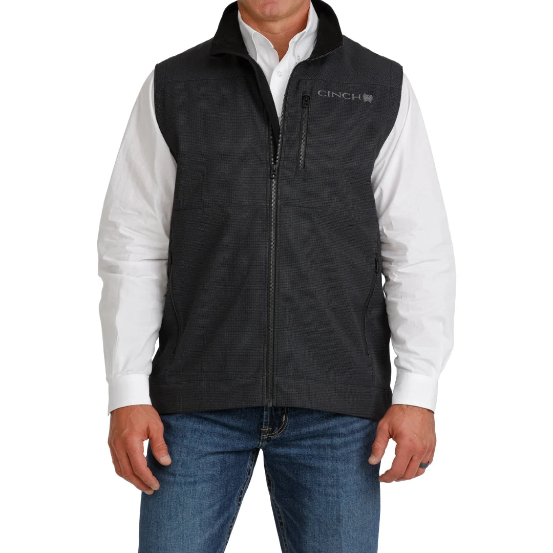 MN BLACK BONDED VEST