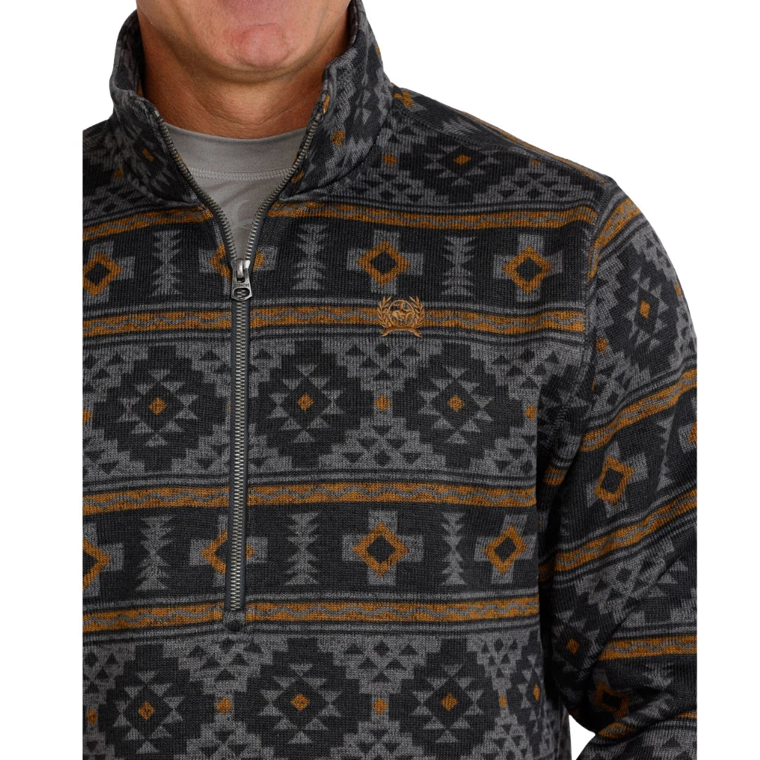 MENS CHARCOAL PULLOVER