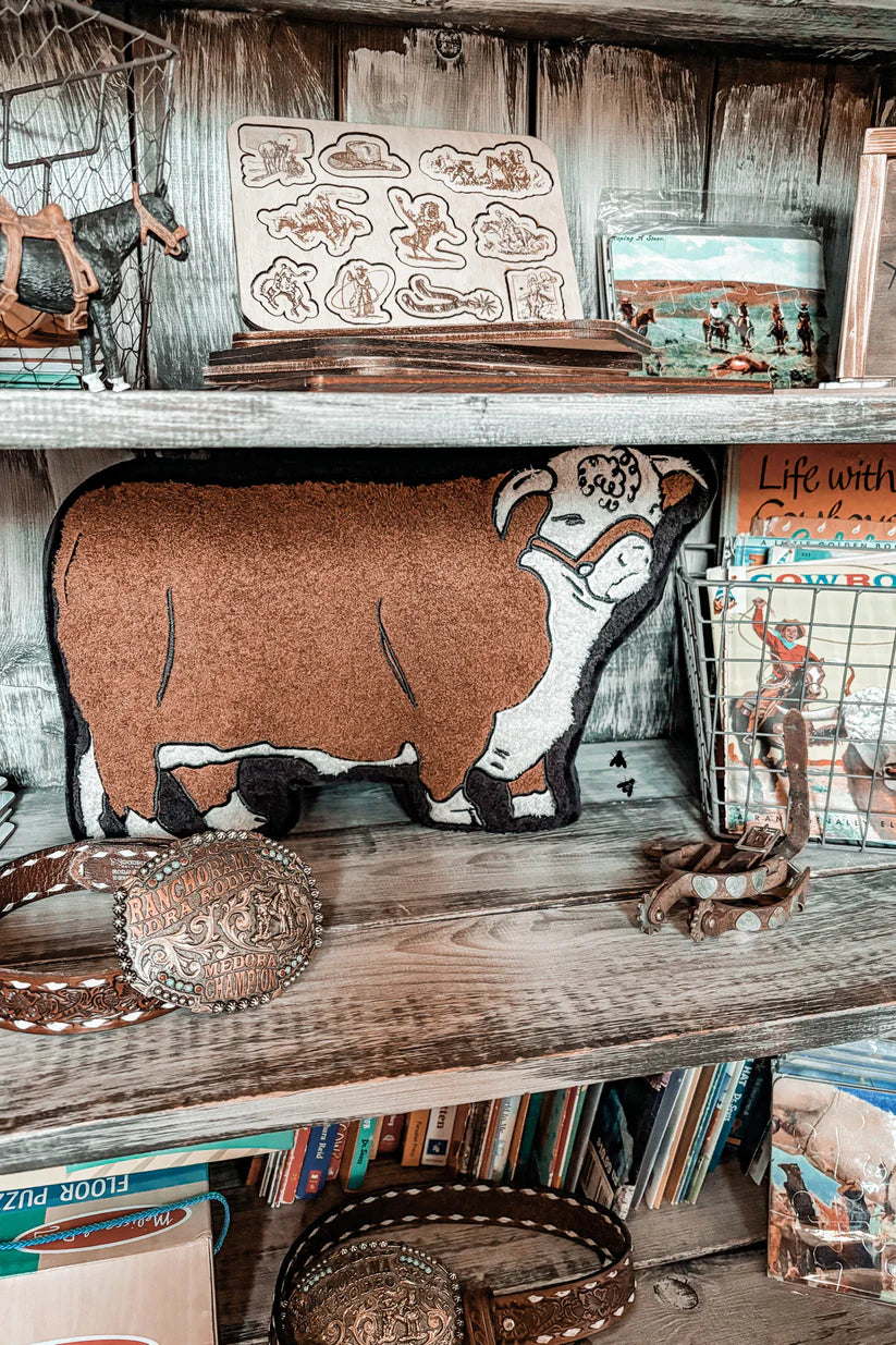 CATTLE TALK HEREFORD PILLOW