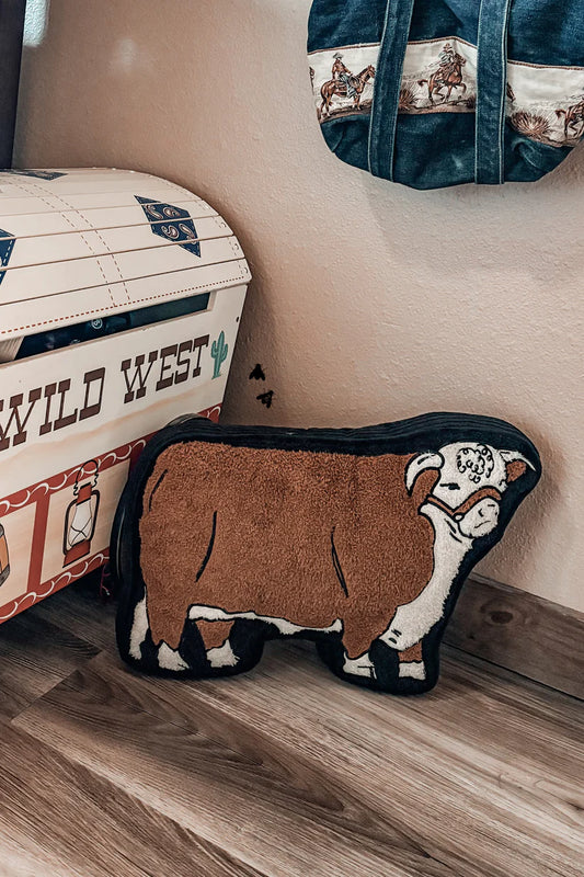 CATTLE TALK HEREFORD PILLOW