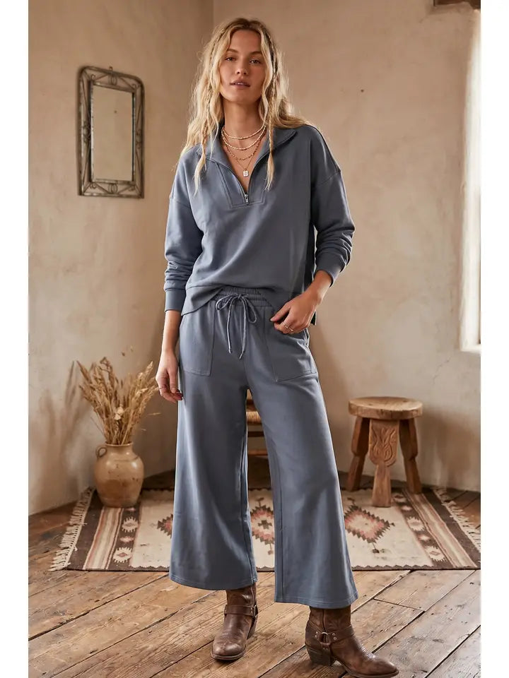 SCUBA 1/2 ZIP BLUE SET