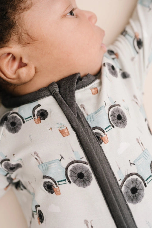 BLUE TRACTOR BAMBOO SLEEPER