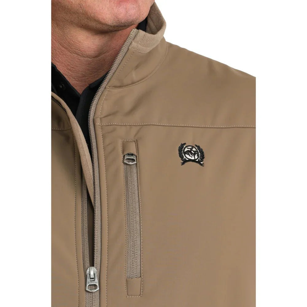 MN WINDPROOF KHAKI VEST