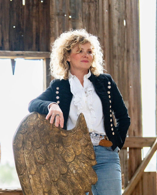 MILITARY BLACK JACKET