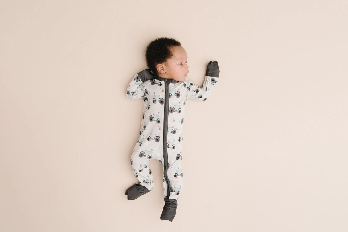 BLUE TRACTOR BAMBOO SLEEPER