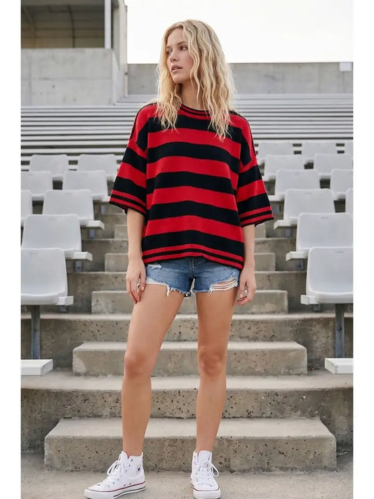 GAMEDAY RED/BLACK TOP