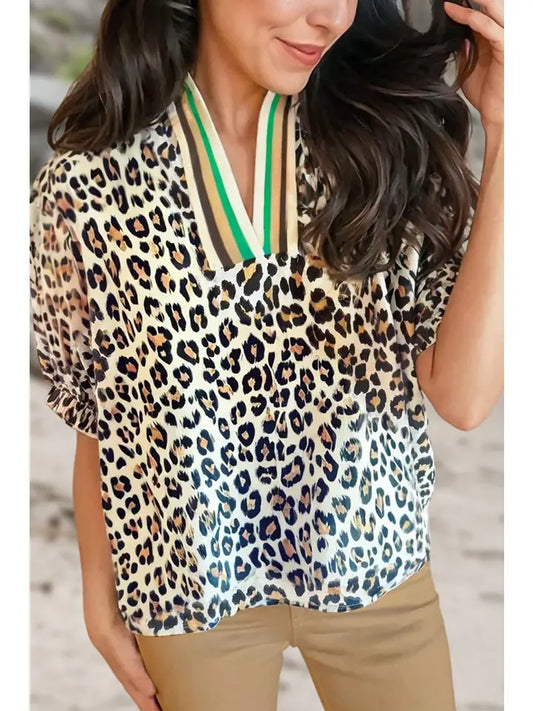 WILD LEOPARD TOP