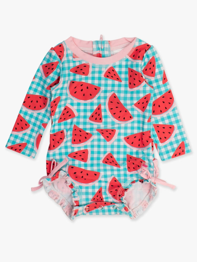 INFANT/TODDLER WATERMELON ONE PIECE SWIMSUIT
