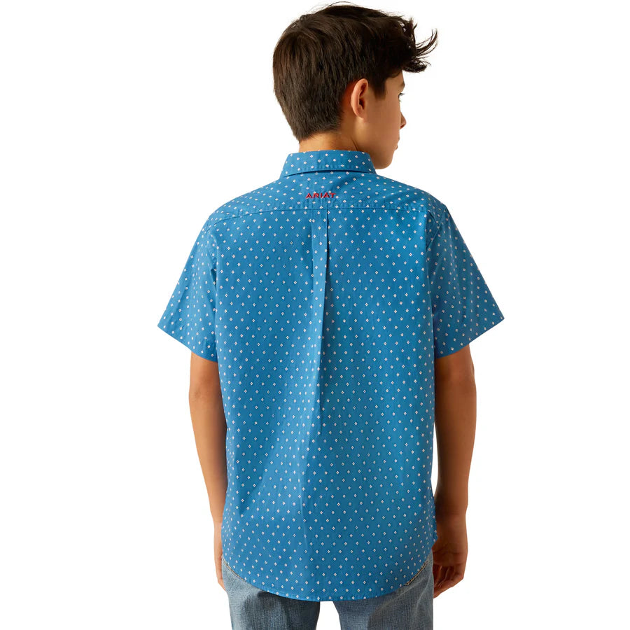 ARIAT BOYS SCOTT SS SHIRT