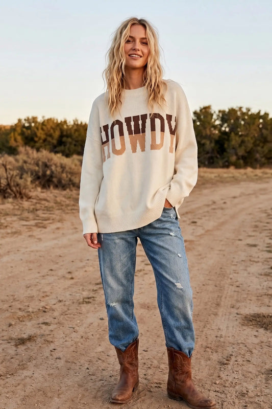 HOWDY HOWDY SWEATER