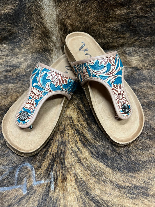 Very G Darla Turquoise Sandal