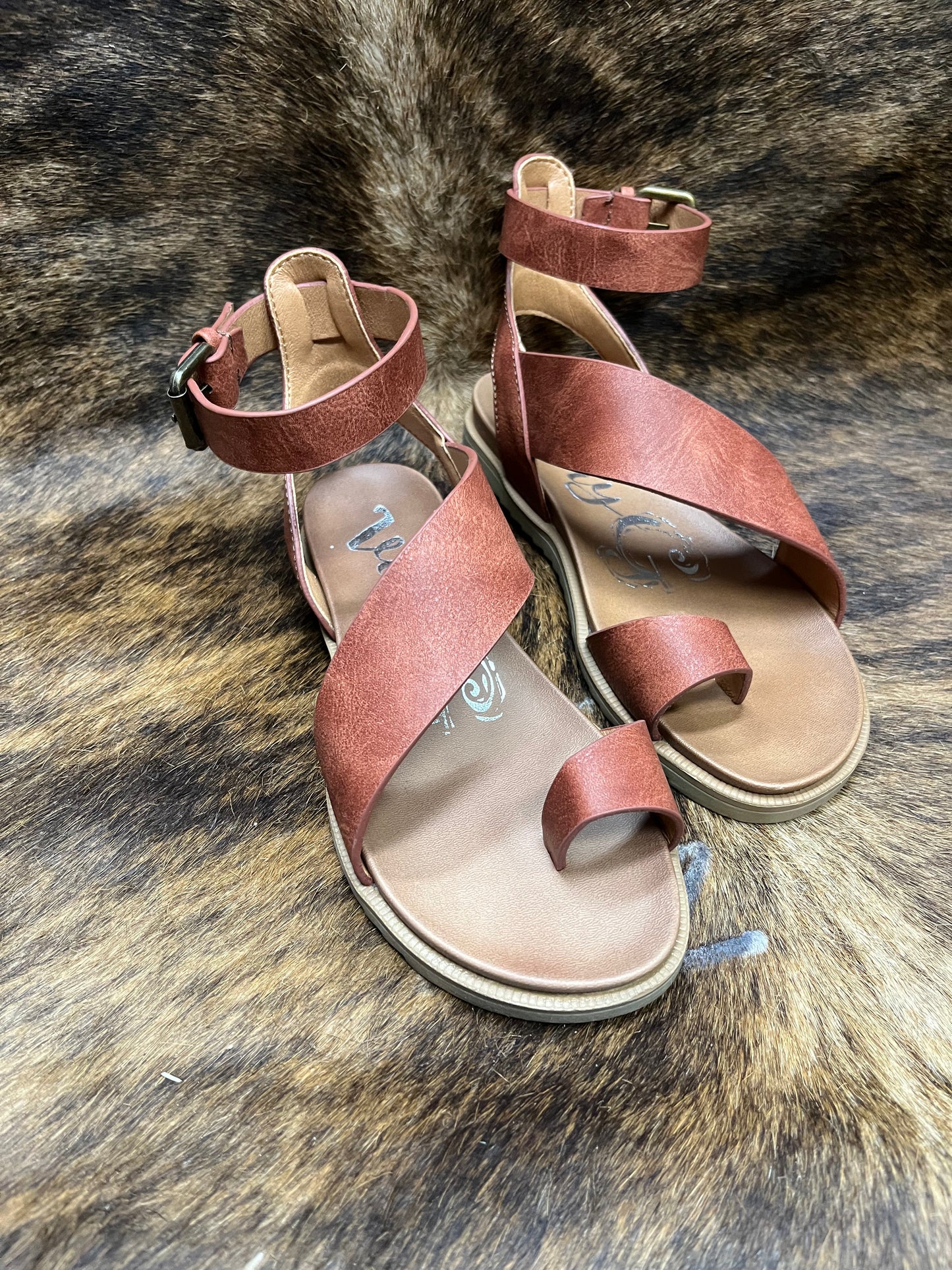 Very G Steffy Rust Sandal