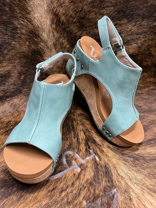 Very G Liberty Turquoise Wedge