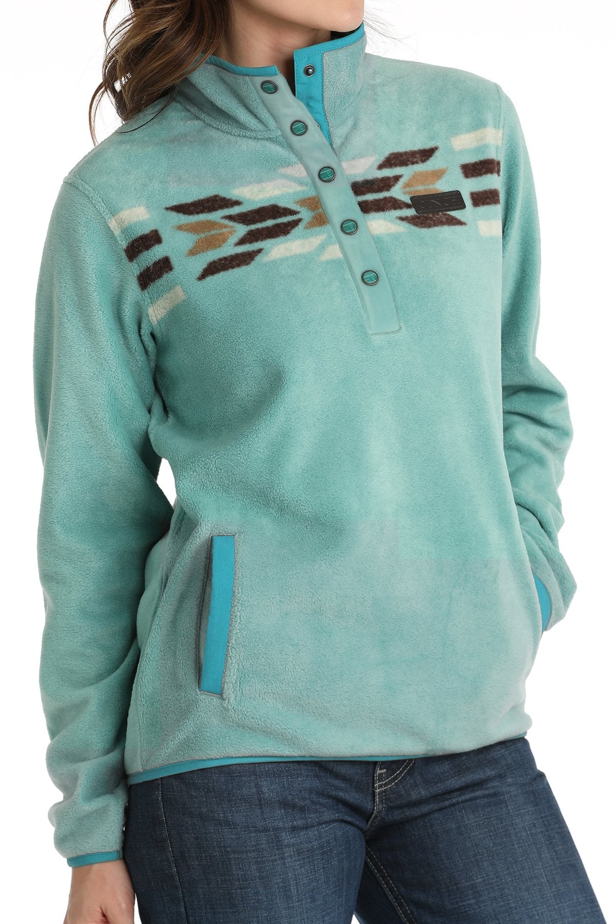 CINCH WM TURQUIOISE FLEECE