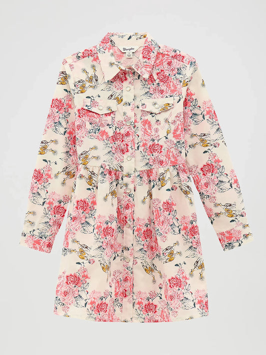 WEST SNAP GIRLS LS DRESS