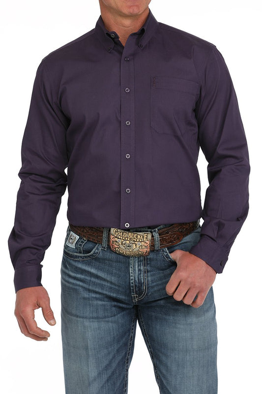 CINCH MNS MF PURPLE SNAP LS