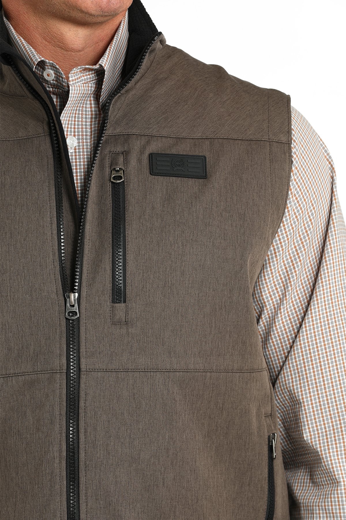 CINCH MN BROWN BONDED VEST