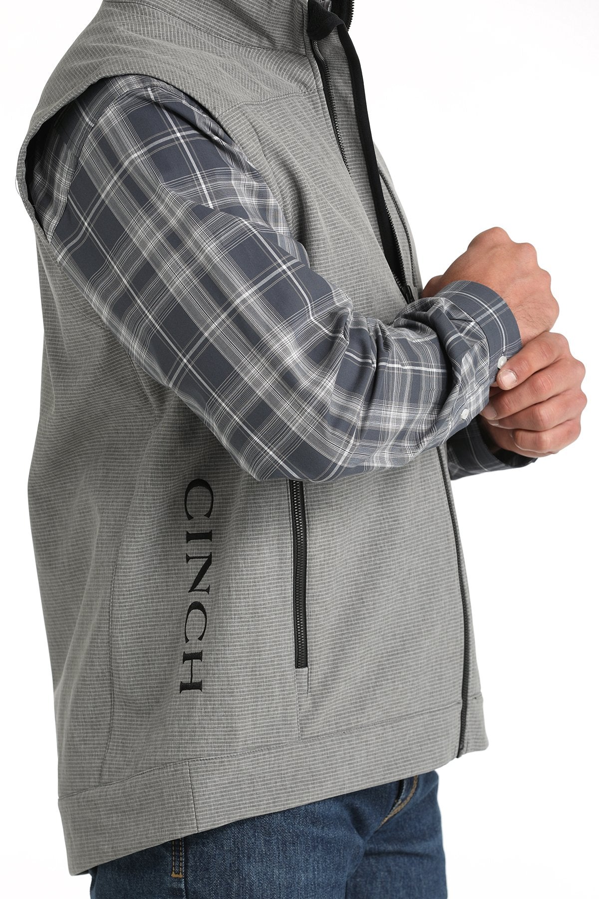 CINCH MN BASIC GREY BONDED VEST