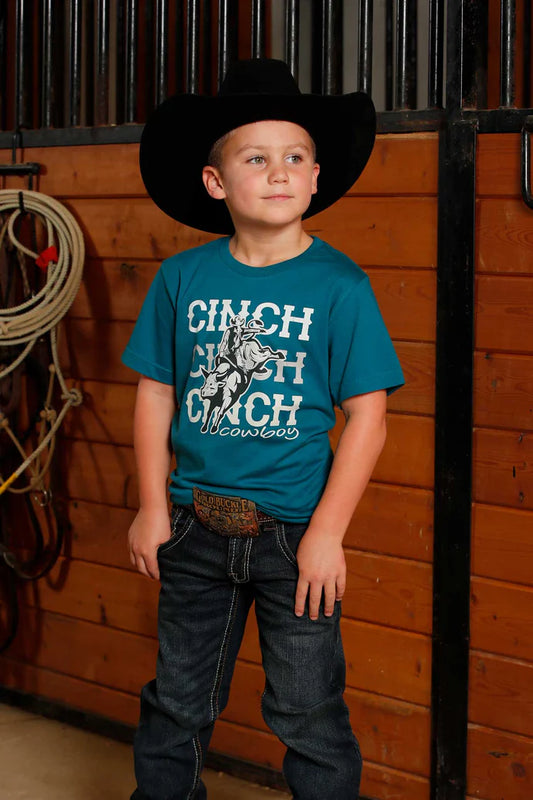 CINCH BOYS COWBOY TEE