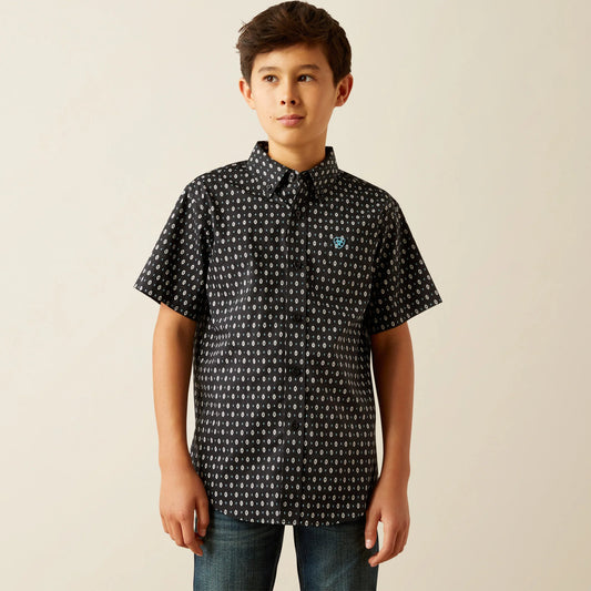 ARIAT BOYS STEELE SS SHIRT