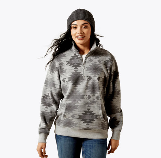 ARIAT WM SIENNA 1/2 ZIP SWEATER