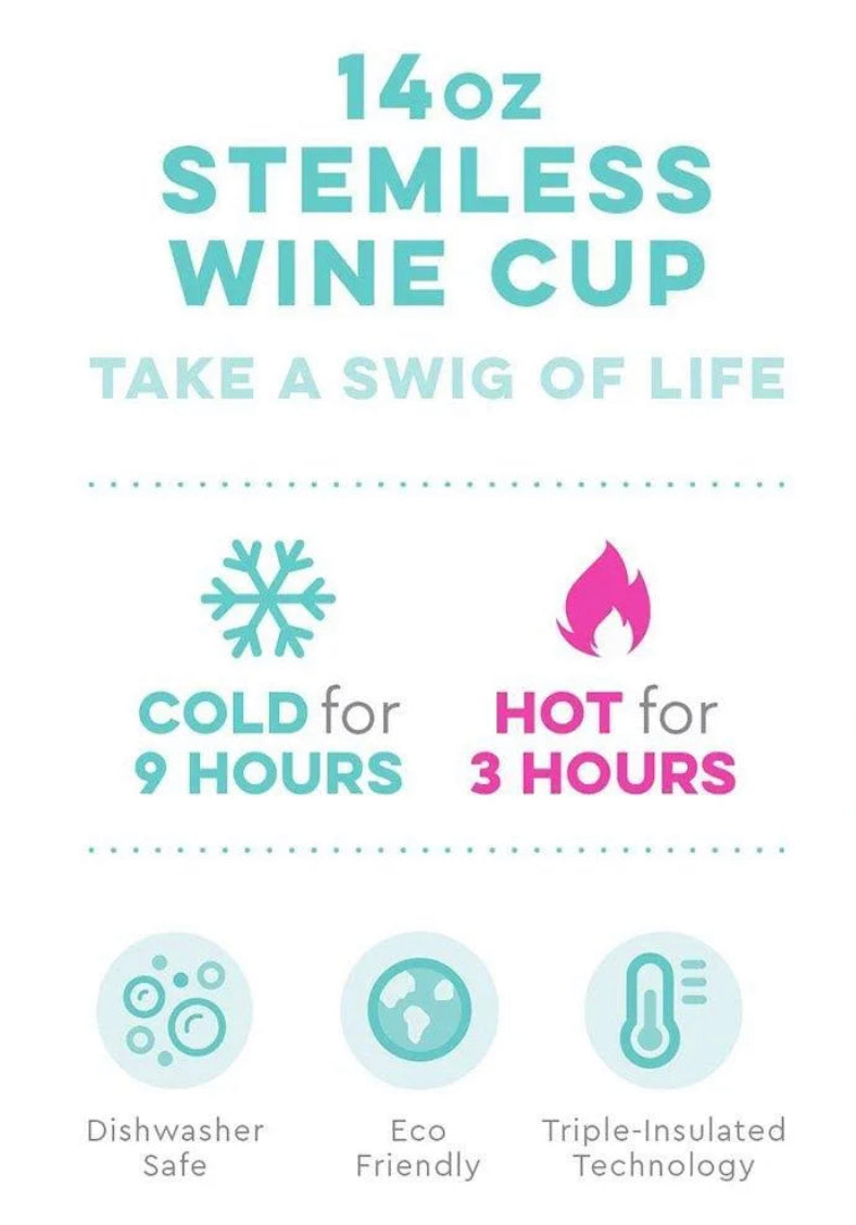 Bombshell Stemless Wine Cup