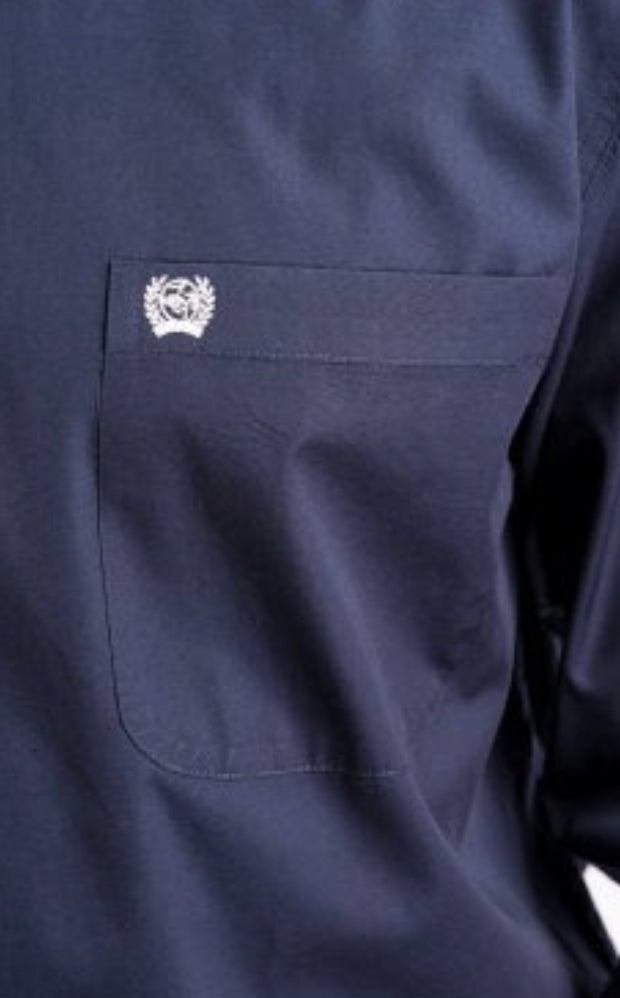 Cinch Mns LS Navy Shirt