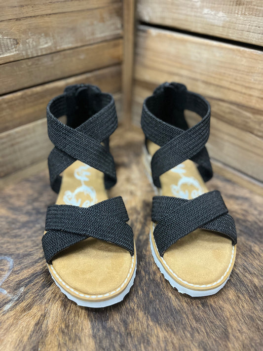 Very G Sadie Black 2 Sandal