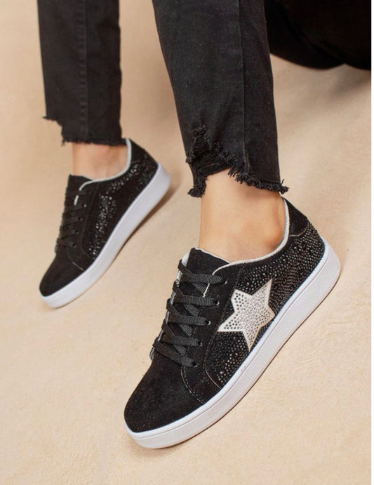 MAKERS RHINESTONE SNEAKERS
