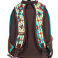 Hooey Rockstar Aztec/Turquoise Backpack