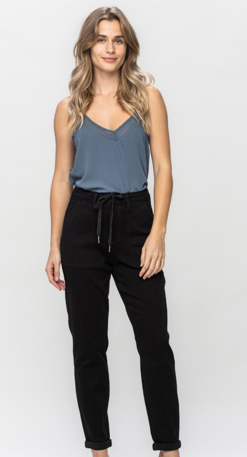 Judy Blue HW Black Joggers