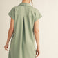 COLLARED CLASSIC SAGE DRESS