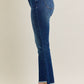 JUDY BLUE HW DARK KICK FLARE