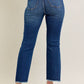 JUDY BLUE HW DARK KICK FLARE