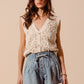 FLARED DRAWSTRING SHORTS