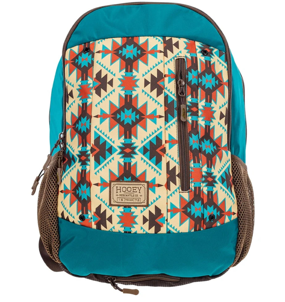 Hooey Rockstar Aztec/Turquoise Backpack