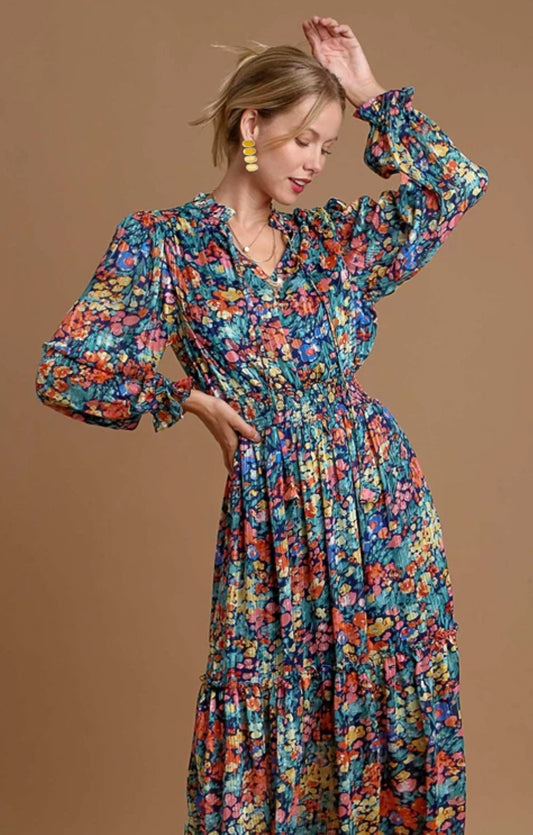 Wild Flower Maxi Dress